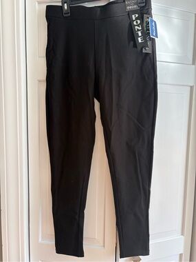 New Kay Unger Women’s Women’s Dress Pants - Sleek Ponte Style  Size L